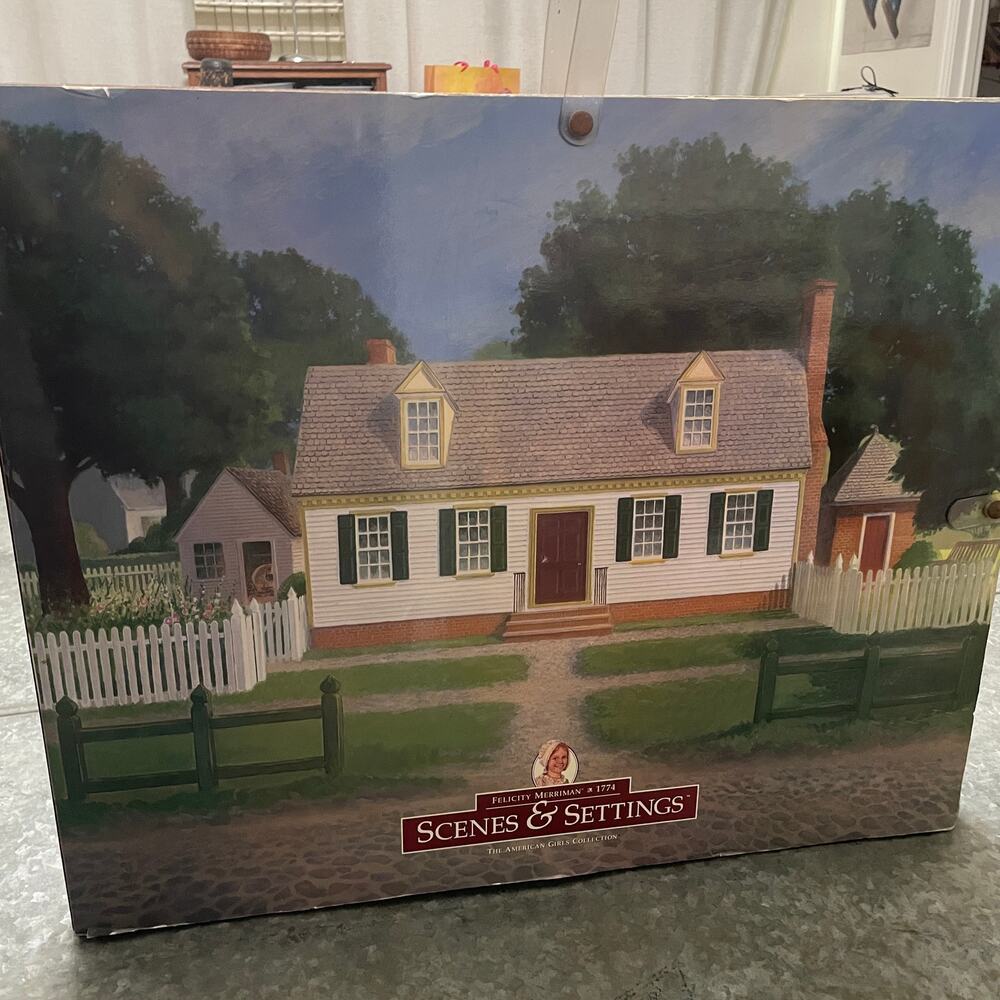 American Girl Felicity Merriman 1774 Scenes & Settings Large Book Background